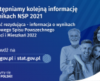 Udostępniliśmy informacje sygnalną „Ludność rezydująca - informacja o wynikach Narodowego Spisu Powszechnego Ludności i Mieszkań 2022" Foto