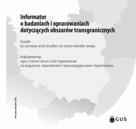 Okładka Informator o badaniach i opracowaniach dotyczących obszarów transgranicznych