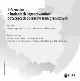 Okładka publikacji &quot;Informator o badaniach i opracowaniach dotyczących obszarów transgranicznych&quot;