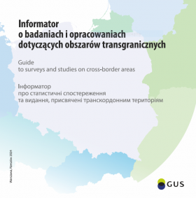 Okładka publikacji &quot;Informator o badaniach i opracowaniach dotyczących obszarów transgranicznych&quot;